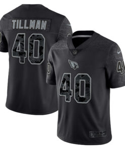 Pat Tillman Arizona Cardinals  Retired Player RFLCTV Limited Jersey  Black