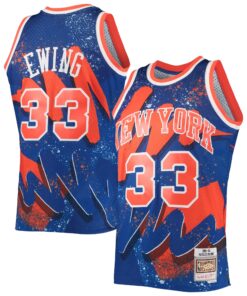 Patrick Ewing New York Knicks Mitchell &amp Ness Hardwood Classics 199192 Hyper Hoops Swingman Jersey - Blue