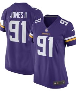 Patrick Jones II Minnesota Vikings  Women_s Game Player Jersey  Purple
