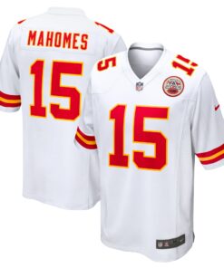 Patrick Mahomes Kansas City Chiefs   Game Jersey   White