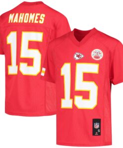 Patrick Mahomes Kansas City Chiefs Youth Replica Player Jersey  Red