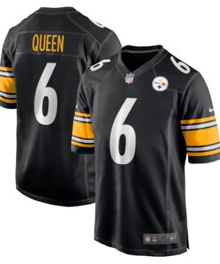 Patrick Queen Pittsburgh Steelers  Game Player Jersey  Black