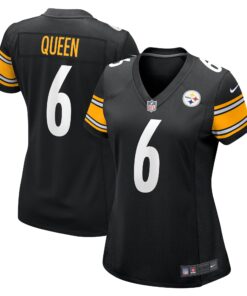 Patrick Queen Pittsburgh Steelers  Women_s Game Player Jersey  Black