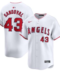 Patrick Sandoval Los Angeles AngelsHome Limited Player Jersey  White