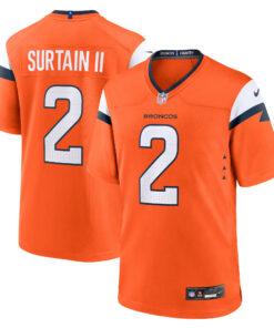 Patrick Surtain II Denver Broncos  Mile High Collection Game Jersey  Orange