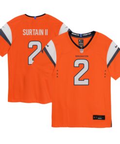 Patrick Surtain II Denver Broncos  Toddler Mile High Collection Game Jersey  Orange