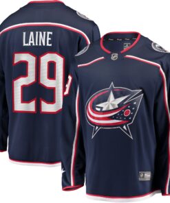 Patrik Laine Columbus Blue Jackets Fanatics Home Breakaway Jersey  Navy