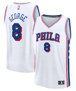 Paul George Philadelphia 76ers Fanatics Fast Break Replica Player Jersey - Association Edition - White