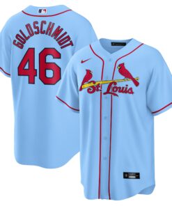 Paul Goldschmidt St. Louis CardinalsAlternate Replica Player Name Jersey  Light Blue