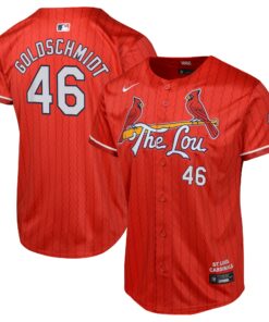 Paul Goldschmidt St. Louis CardinalsYouth 2024 City Connect Limited Player Jersey  Red