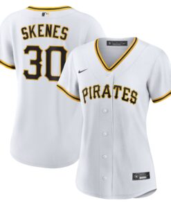 Paul Skenes Pittsburgh PiratesWomen_s Home Replica Player Jersey  White