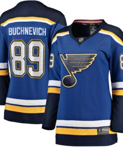 Pavel Buchnevich St. Louis Blues Fanatics Women_s Home Breakaway Player Jersey  Blue