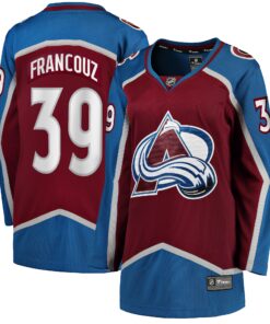 Pavel Francouz Colorado Avalanche Fanatics Women_s Home Breakaway Player Jersey  Burgundy