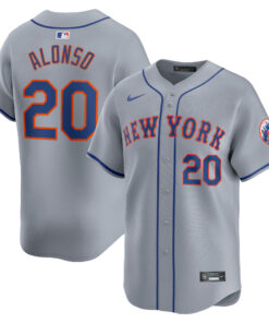 Pete Alonso New York MetsAway Limited Player Jersey  Gray