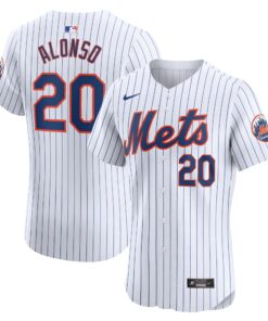 Pete Alonso New York MetsHome Elite Jersey  White