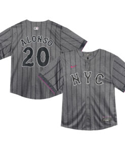Pete Alonso New York MetsInfant 2024 City Connect Limited Player Jersey  Graphite