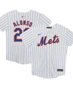 Pete Alonso New York MetsPreschool Home Game Jersey  White