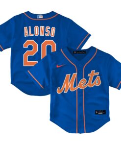 Pete Alonso New York MetsToddler Alternate Replica Player Jersey  Royal