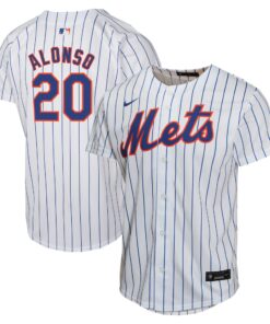 Pete Alonso New York MetsYouth Home Game Player Jersey  White