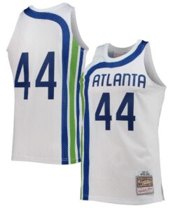 Pete Maravich Atlanta Hawks Mitchell &amp Ness 197071 Hardwood Classics Swingman Jersey - White