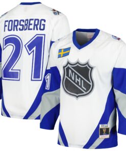 Peter Forsberg Mitchell amp Ness  1999 NHL AllStar Game Blue Line Player Jersey  White