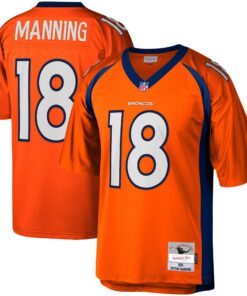 Peyton Manning Denver Broncos Mitchell amp Ness Legacy Replica Jersey  Orange