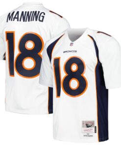 Peyton Manning Denver Broncos Mitchell amp Ness Legacy Replica Jersey  White
