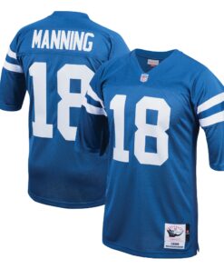 Peyton Manning Indianapolis Colts 1998 Mitchell amp Ness Authentic Throwback Retired Player Jersey  Royal