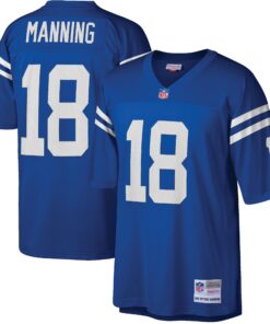 Peyton Manning Indianapolis Colts Mitchell amp Ness Big amp Tall 1998 Retired Player Replica Jersey  Royal