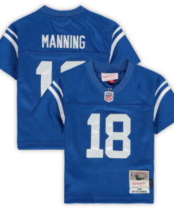 Peyton Manning Indianapolis Colts Mitchell amp Ness Toddler 1998 Retired Legacy Jersey  Royal
