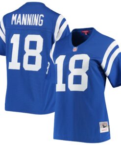 Peyton Manning Indianapolis Colts Mitchell amp Ness Women_s 1998 Legacy Replica Jersey  Royal