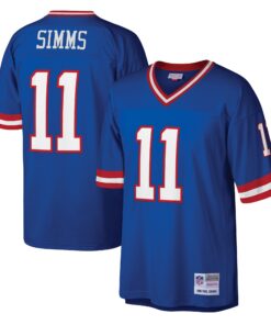 Phil Simms New York Giants Mitchell amp Ness Legacy Replica Jersey  Royal