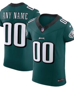 Philadelphia Eagles  Vapor F.U.S.E. Elite Custom Jersey  Midnight Green