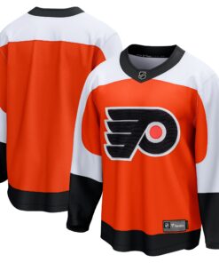 Philadelphia Flyers Fanatics Home Premier Breakaway Jersey  Burnt Orange