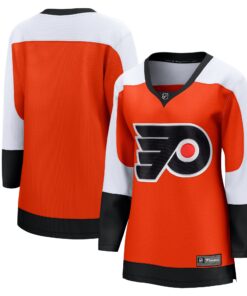 Philadelphia Flyers Fanatics Women_s Home Premier Breakaway Jersey  Burnt Orange
