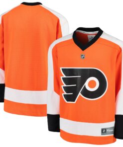 Philadelphia Flyers Fanatics Youth Home Replica Blank Jersey  Orange