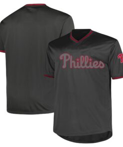 Philadelphia Phillies Profile Big amp Tall Pop Fashion Jersey  Charcoal