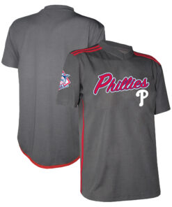 Philadelphia Phillies Stitches  Team VNeck Jersey  Charcoal