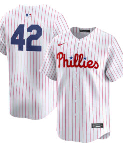  Philadelphia Phillies2024 Jackie Robinson Day Home Limited Jerseynbspâ€“ White