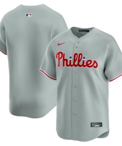  Philadelphia PhilliesAway Limited Jersey  Gray