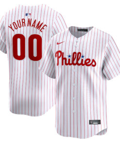 Philadelphia PhilliesHome Limited Custom Jersey  White