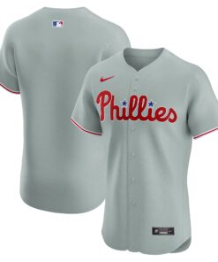 Philadelphia PhilliesRoad Elite Jersey  Gray