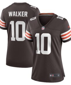 Phillip Walker Cleveland Browns  Women_s Team Game Jersey   Brown