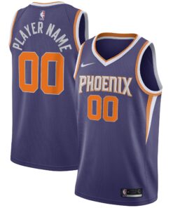 Phoenix Suns 202021 Swingman Custom Jersey - Icon Edition - Purple