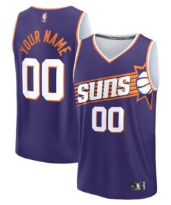  Phoenix Suns Fanatics Custom Fast Break Jersey - Purple - Icon Edition