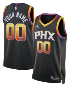 Phoenix Suns Jordan Brand Unisex 202223 Swingman Custom Jersey - Statement Edition - Black