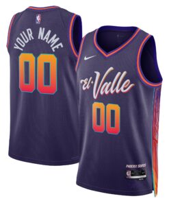  Phoenix Suns Unisex 202324 Custom Swingman Jersey - Purple - City Edition