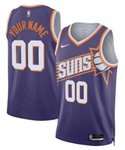  Phoenix Suns Unisex Swingman Custom Jersey - Purple - Icon Edition