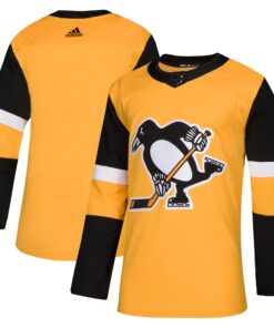 Pittsburgh Penguins Alternate Authentic Jersey  Gold