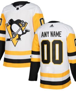 Pittsburgh Penguins Authentic Custom Jersey  White